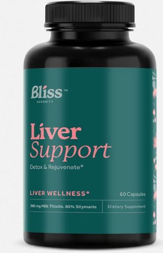 Bliss Serenity, Kosher Liver Support, Detox &amp; Rejuvenate - 60 Vegetarian Capsules