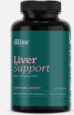 Bliss Serenity, Kosher Liver Support, Detox &amp; Rejuvenate - 60 Vegetarian Capsules