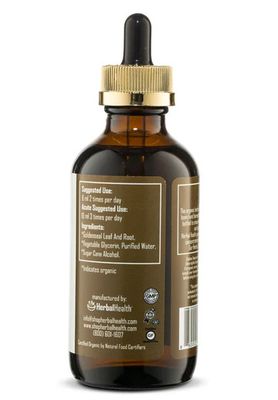 Herbal Health, Herbal Formula, Kosher GOLDENSEAL, Supports Infections &amp; Fever, Liquid - 4 fl. oz. (120 mL)