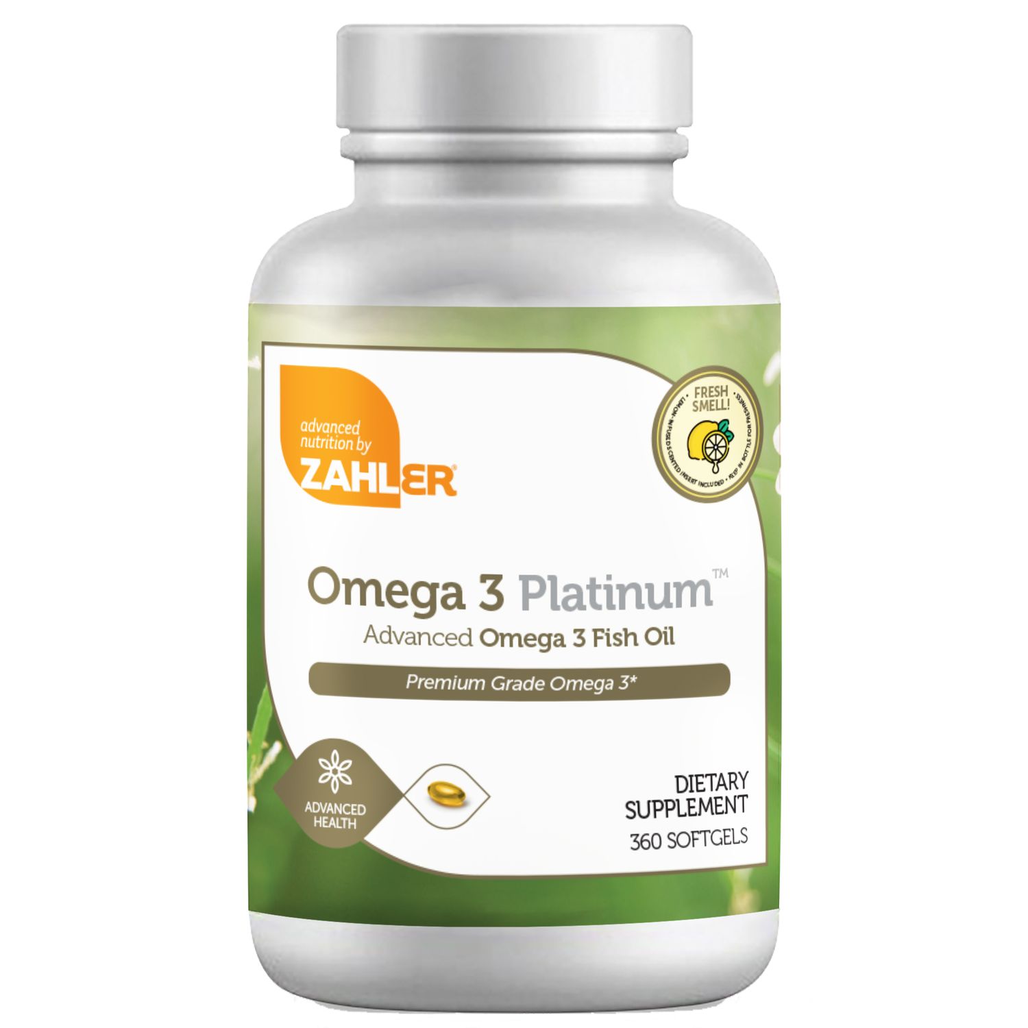 Zahlers, Kosher Omega 3 Platinum, Fish Oil, Liquid Gels - 360 softgels