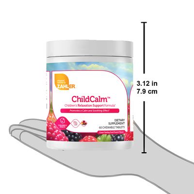 Zahlers, Kosher ChildCalm, Calm &amp; Relax, Chewable Fruit Punch Flavor - 60 Chewable Tablets