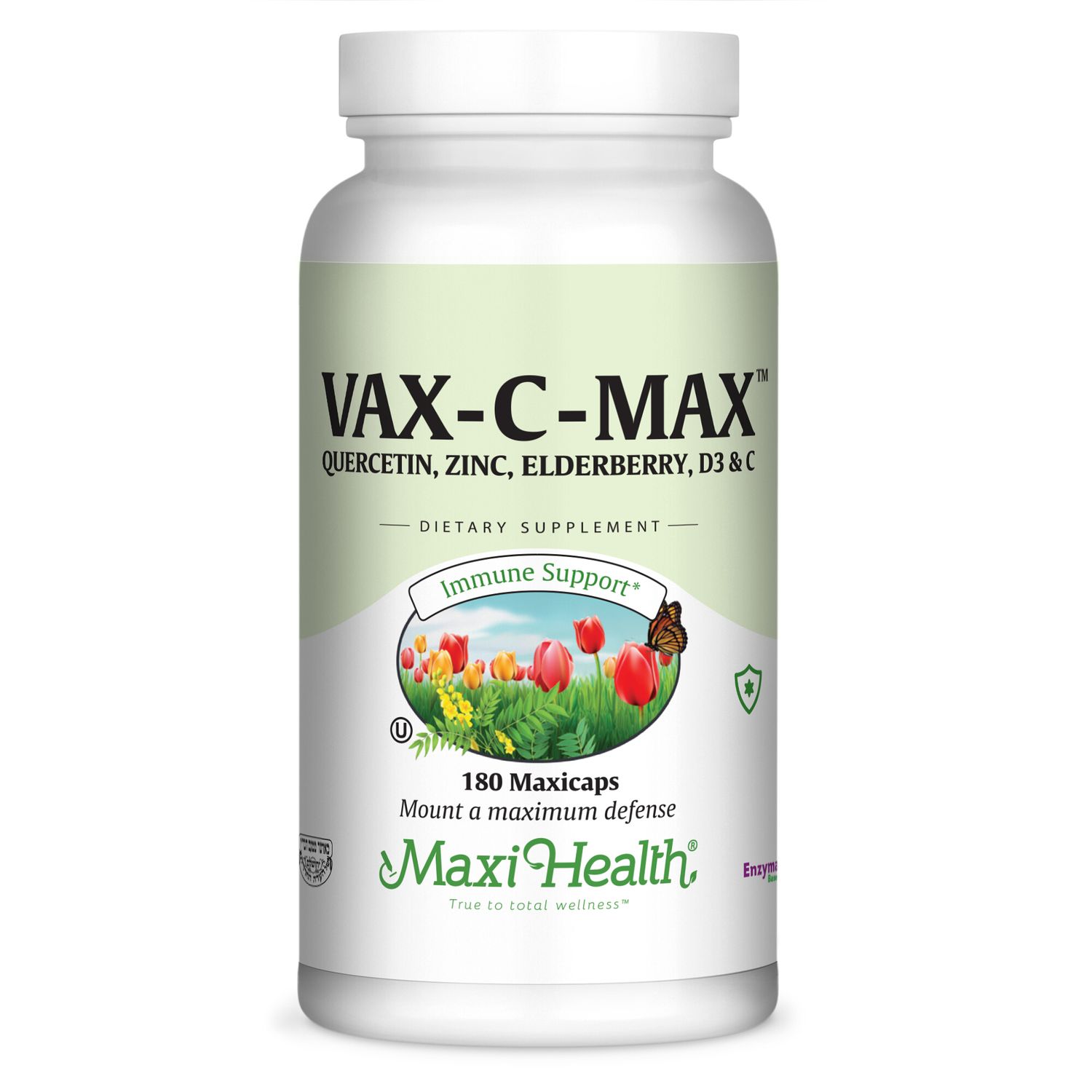 Maxi Health, Kosher Vax-C-Max (Quercetin Max) - 180 Vegetarian Capsules