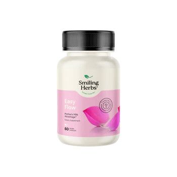 Smiling Herbs, Easy Flow, Mothers Milk Lactation Support - 60 Vegetarian Capsules
