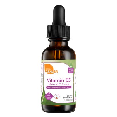 Zahlers, Kosher Vitamin D3 5000 IU Liquid Drops - 1 fl. oz. (29.6 mL)