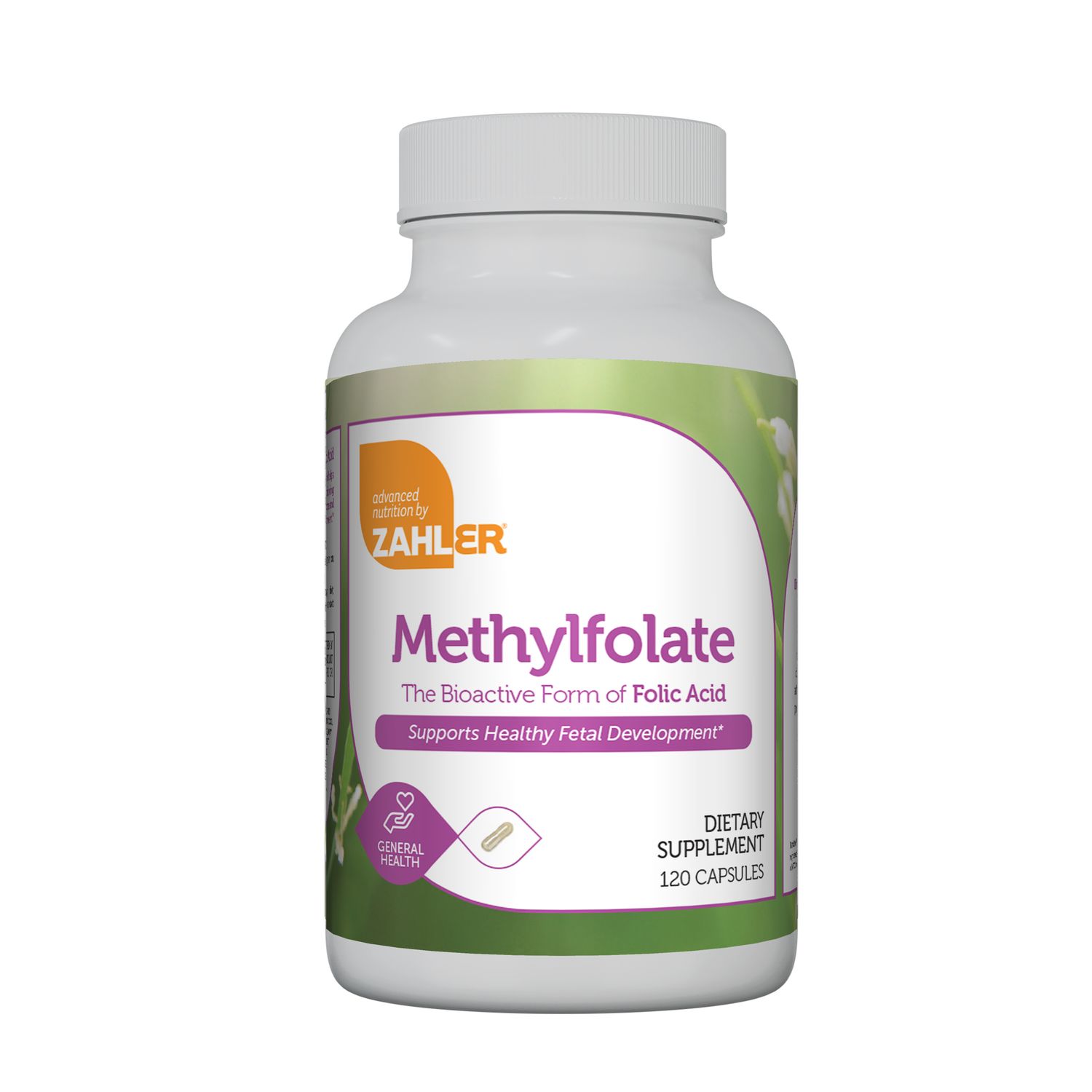 Zahlers, Kosher Methyl Folate 1mg - 120 Vegetarian Capsules