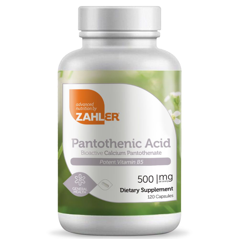 Zahlers, Kosher Pantothenic Acid - 120 Vegetarian Capsules