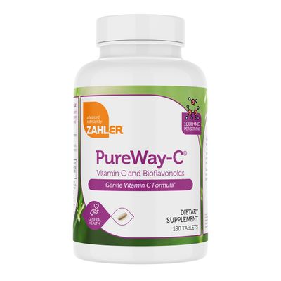 Zahlers, Kosher PureWay-C 1000+ mg (Vitamin C with Bioflavonoid) - 180 Tablets