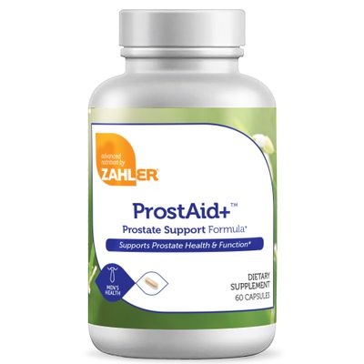Zahlers, Kosher ProstAid+ (Prostate Support Formula) - 60 Vegetarian Capsules