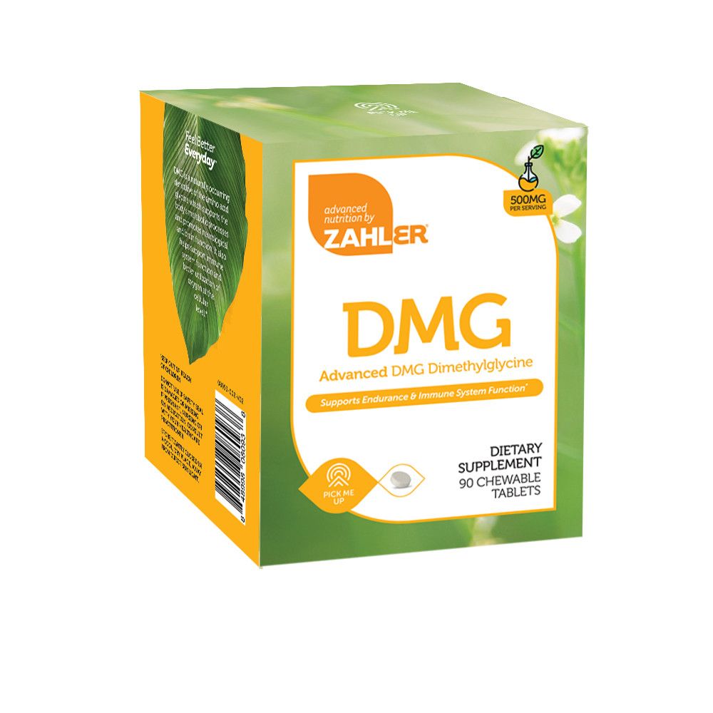 Zahlers, Kosher Advanced DMG Dimethylglycine 500 mg - 90 Chewable Tablets