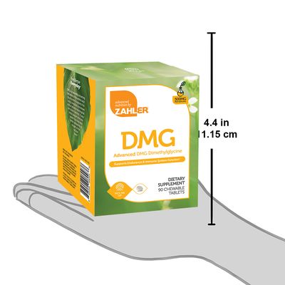 Zahlers, Kosher Advanced DMG Dimethylglycine 500 mg - 90 Chewable Tablets