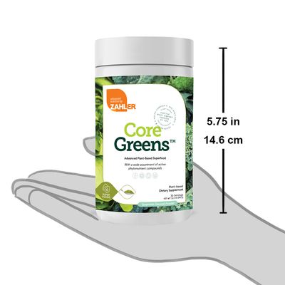 Zahlers, Kosher Core Greens, Advanced Plant-Based Superfood, Powder -  12.2 oz. (345 g)