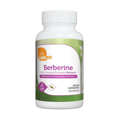 Zahlers, Kosher Berberine, Metabolism &amp; Glucose Support Formula - 120 Vegetarian Capsules