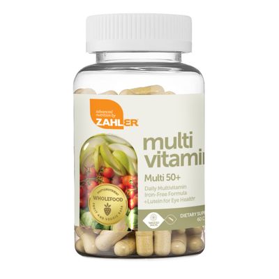 Zahlers, Kosher Multivitamin 50+ - 60 Vegetarian Capsules