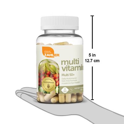 Zahlers, Kosher Multivitamin 50+ - 60 Vegetarian Capsules