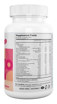 Nutri Supreme, Kosher Multi Chews, Cherry Flavor - 90 Chewable Tablets