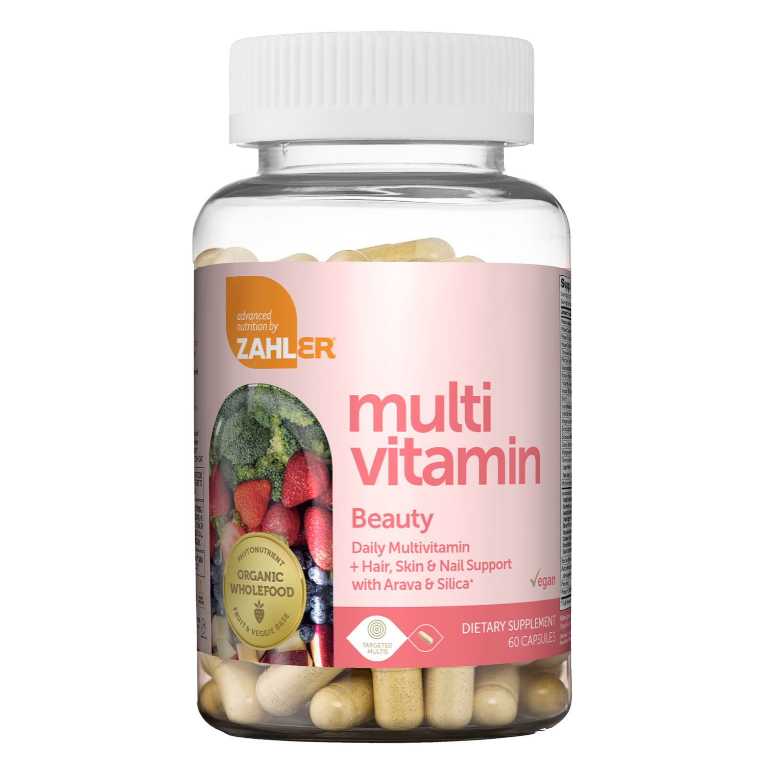 Zahlers, Kosher Multivitamin Beauty - 60 Vegetarian Capsules