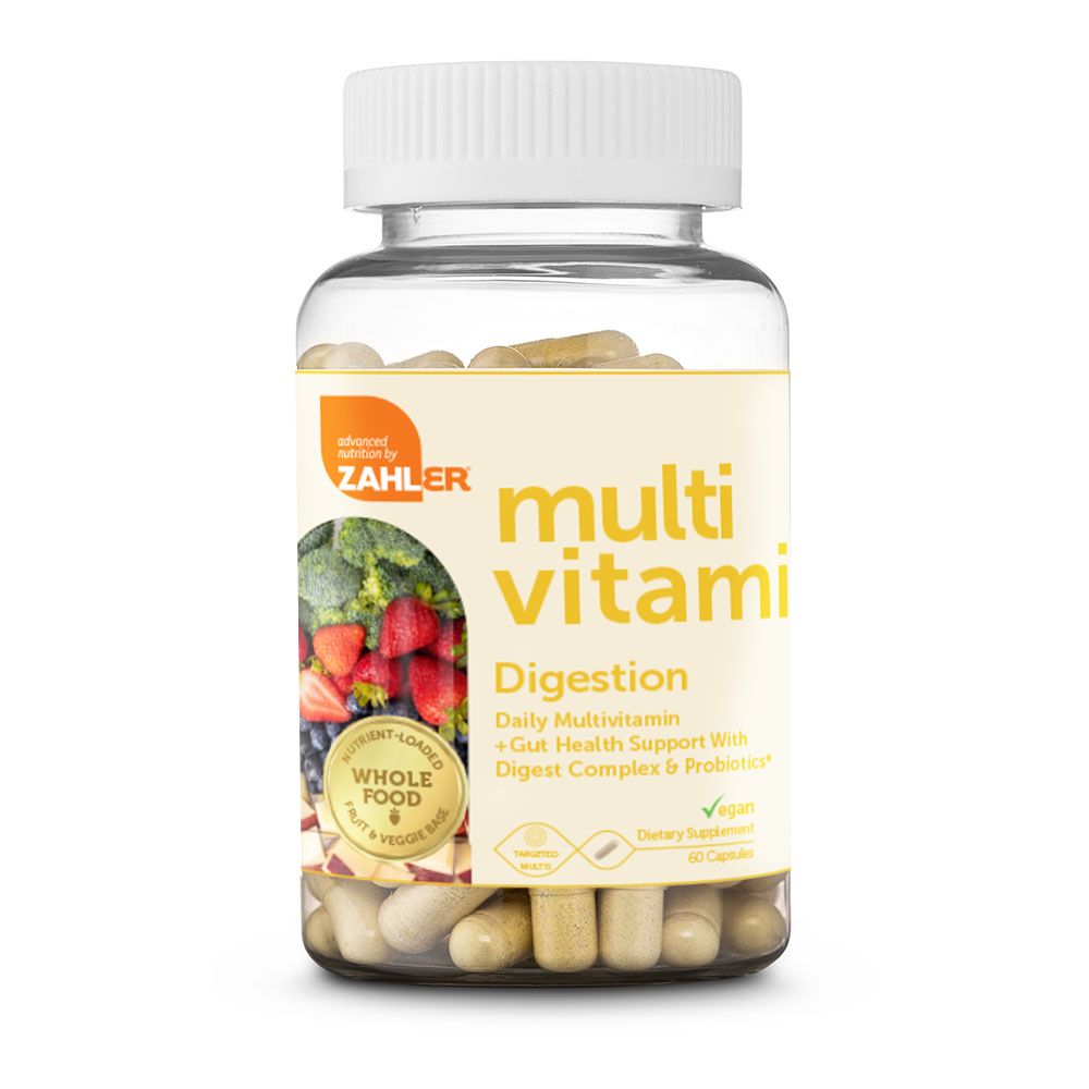 Zahlers, Kosher Multivitamin Digestion - 60 Vegetarian Capsules