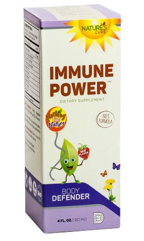 Natures Cue, Immune Power, Kids, Liquid, Berry Flavor - 4 fl. oz. (120 mL)