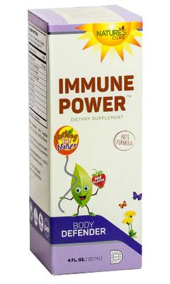 Natures Cue, Immune Power, Kids, Liquid, Berry Flavor - 4 fl. oz. (120 mL)