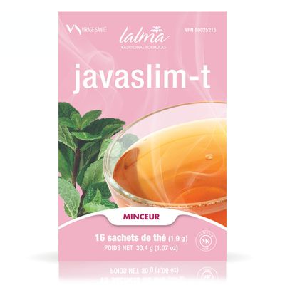 Virage Sante, BOX: Lalma, JAVASLIM-T, Weight Management Herbal Tea - 16 Tea Bags of 1.5 g