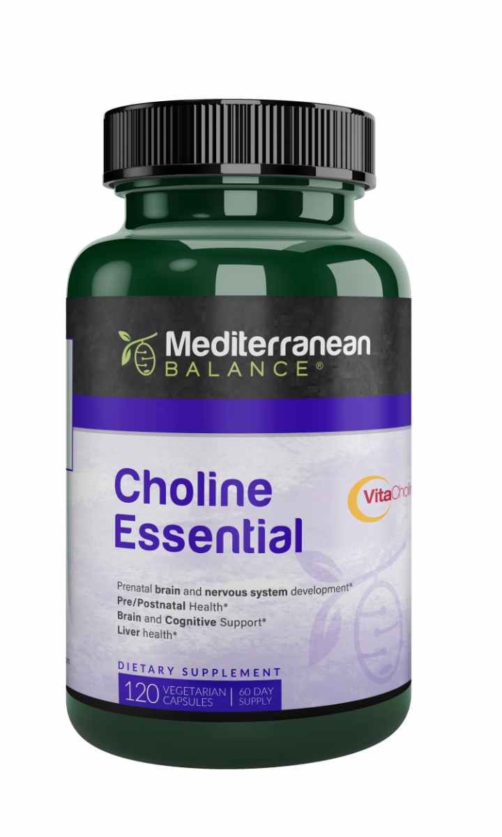 Mediterranean Balance, Kosher Choline Essential - 120 Vegetarian Capsules