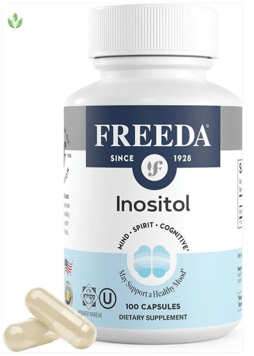 Freeda, Kosher Inositol 650 mg, Mind Spirit Cognitive - 100 Vegetarian Capsules