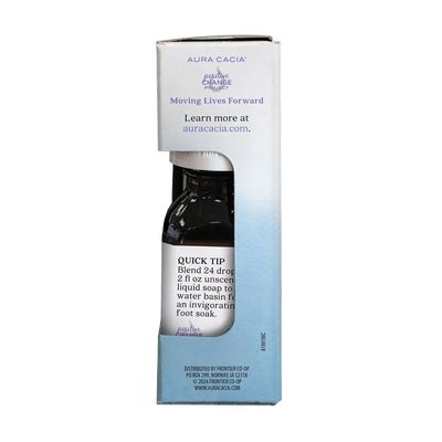 Aura Cacia, PEPPERMINT Pure Essential Oil, For A Cooling Sensation , Boxed - 15 mL (0.5 fl. oz)