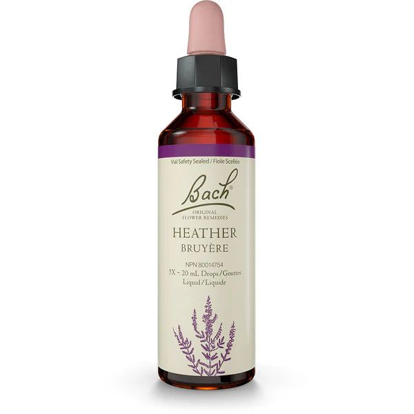 Bach, HEATHER, Encourages Tranquility, Oral Liquid Dropper - 20 mL