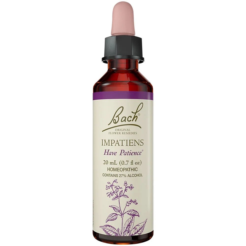 Bach, IMPATIENS, Lessens Frustration Levels, Oral Liquid Dropper - 20 mL