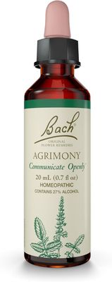 Bach, AGRIMONY, Offers Peace &amp; Openness, Oral Liquid Dropper - 20 mL