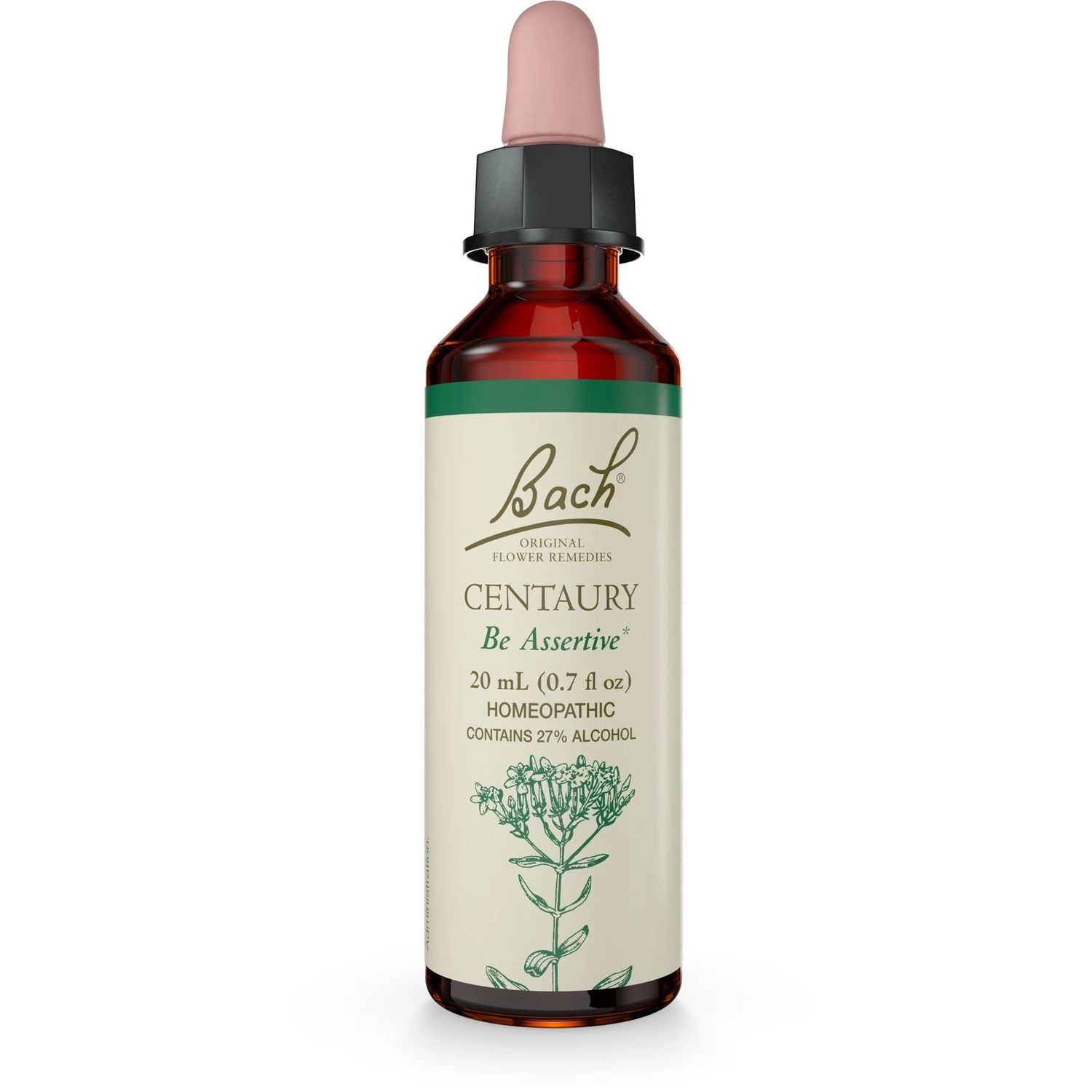 Bach, CENTAURY, Helps You Stand Up For Yourself, Oral Liquid Dropper - 20 mL