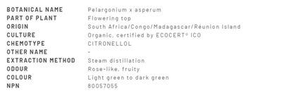 Divine Essence, GERANIUM-BOURBON Organic, Relieves Premenstrual Tension (PMS) &amp; Menopausal Symptoms, Essential Oil - 5 mL