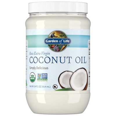 Garden of Life, Raw Extra Virgin Coconut Oil, Excellent Source of Healthy Medium-Chain Fatty Acids - 14 fl. oz (414 mL)