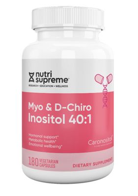 Nutri Supreme, Kosher Myo &amp; D-Chiro Inositol 40:1 - 180 Vegetarian Capsules