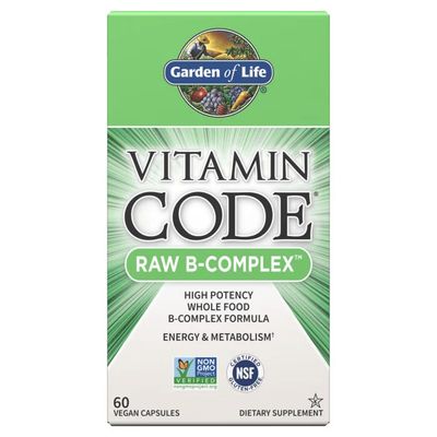 Garden of Life, Vitamin Code, Raw B-Complex - 60 Vegetarian Capsules