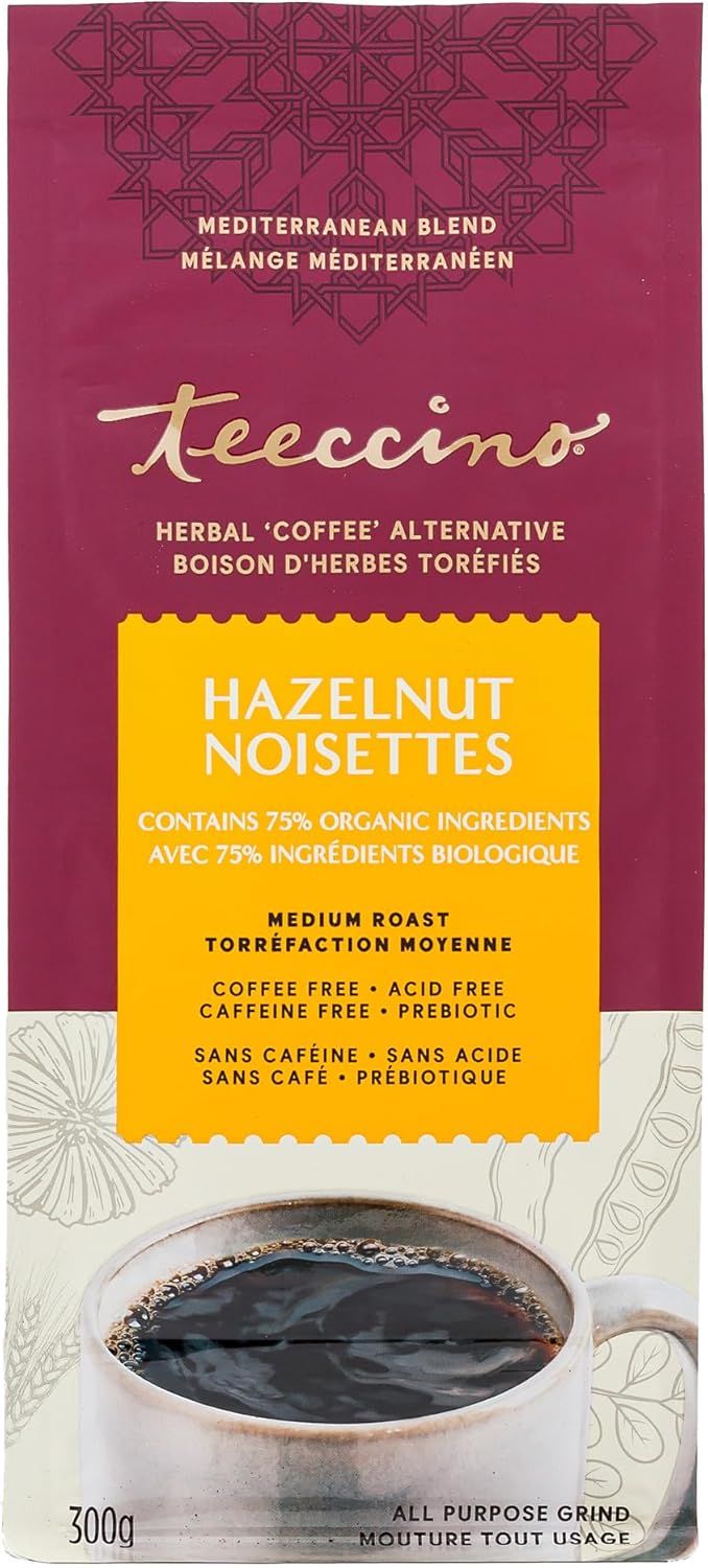 Teeccino, Hazelnut Chicory Herbal Coffee - 300g