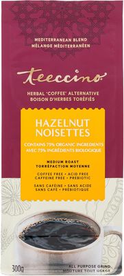 Teeccino, Hazelnut Chicory Herbal Coffee - 300g