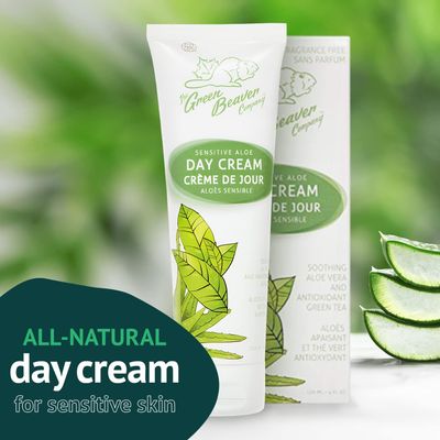 Green Beaver, Sensitive Aloe Day Cream - 120 mL