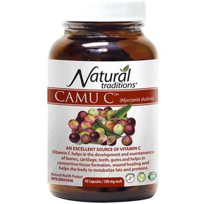 Natural Traditions, CAMU C - 90 Vegetarian Capsules