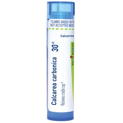Boiron, Calcarea Carbonica 30ch, Homeopathic Medicine for Cradle Cap, Pellets - 80ct (16 doses)