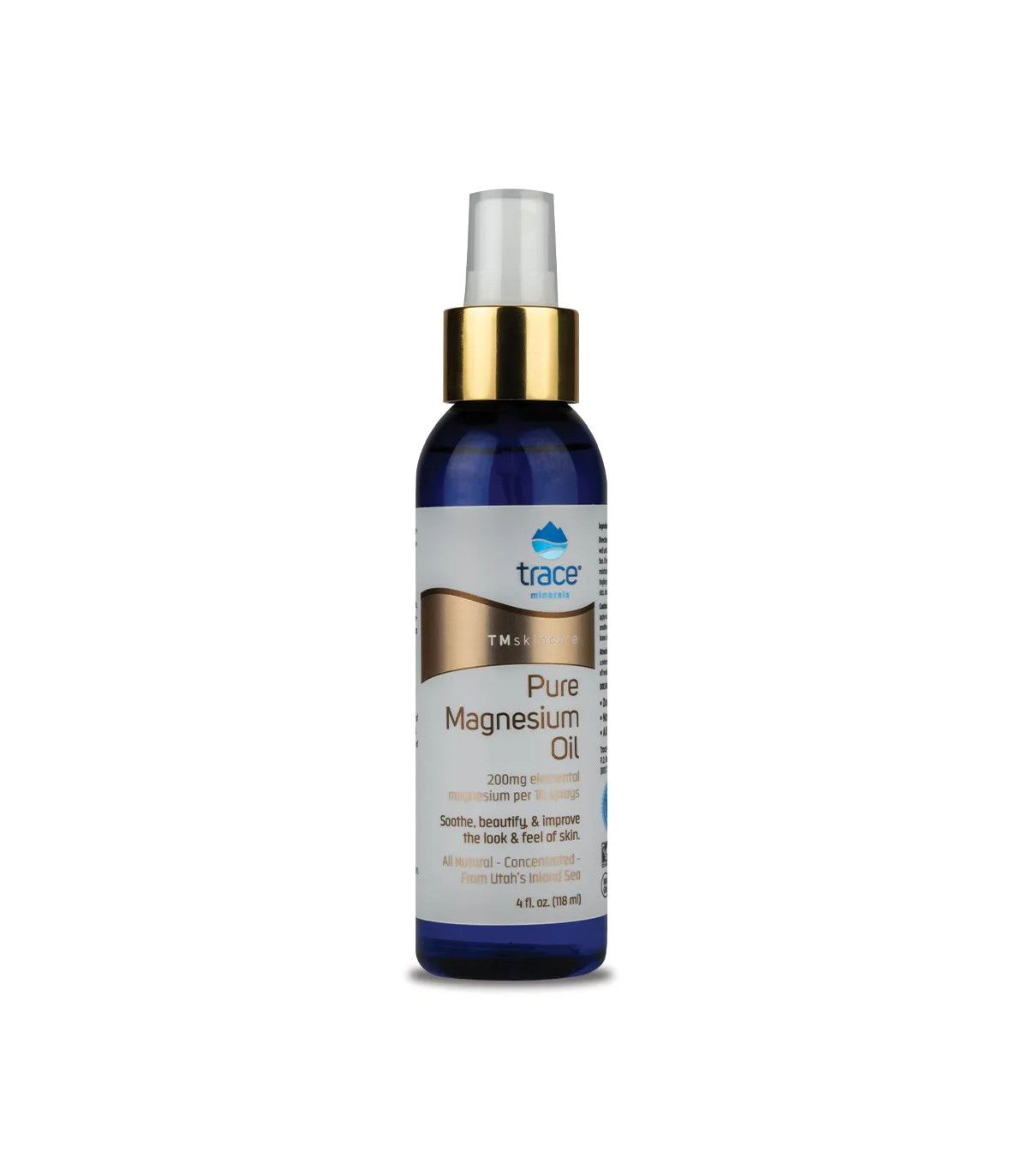 Trace Minerals Research, Pure Magnesium Oil - 118 mL