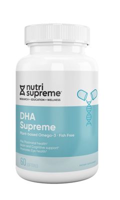 Nutri Supreme, Kosher DHA Supreme Plant Based Omega-3  - 60 Softgels