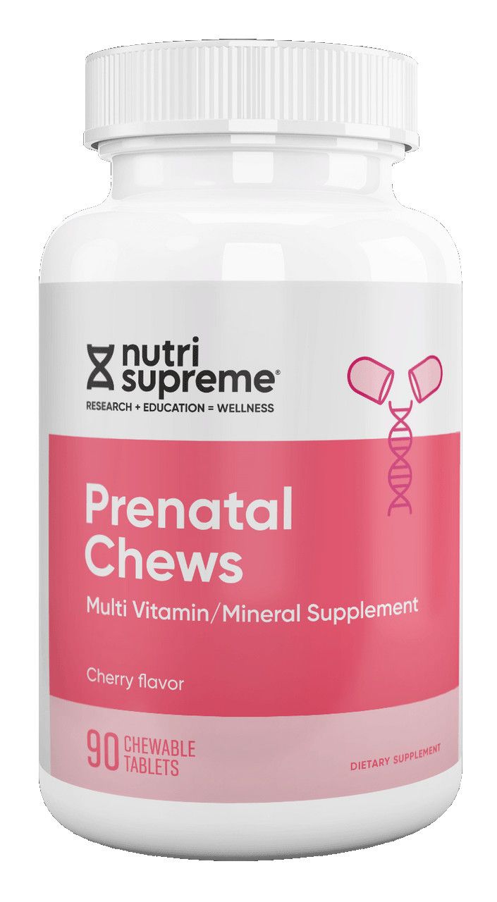 Nutri Supreme, Kosher Prenatal Chewable, Natural Cherry Flavor - 90 Chewable Tablets #49
