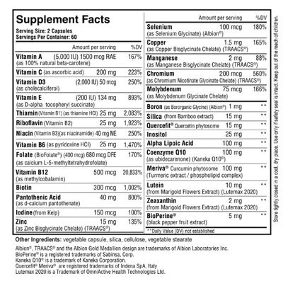 Nutri Supreme, Kosher Active 50 Plus, Multi Vitamin, Iron Free - 120 Vegetarian Capsules