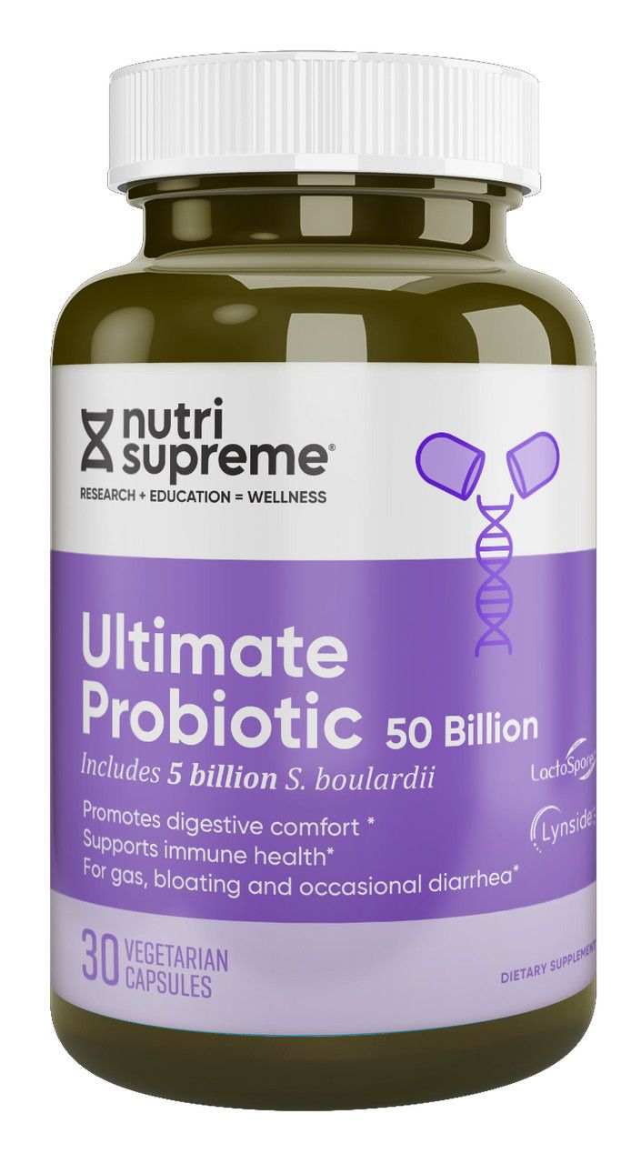 Nutri Supreme, Kosher Ultimate Probiotic 50 Billion - 30 Vegetarian Capsules