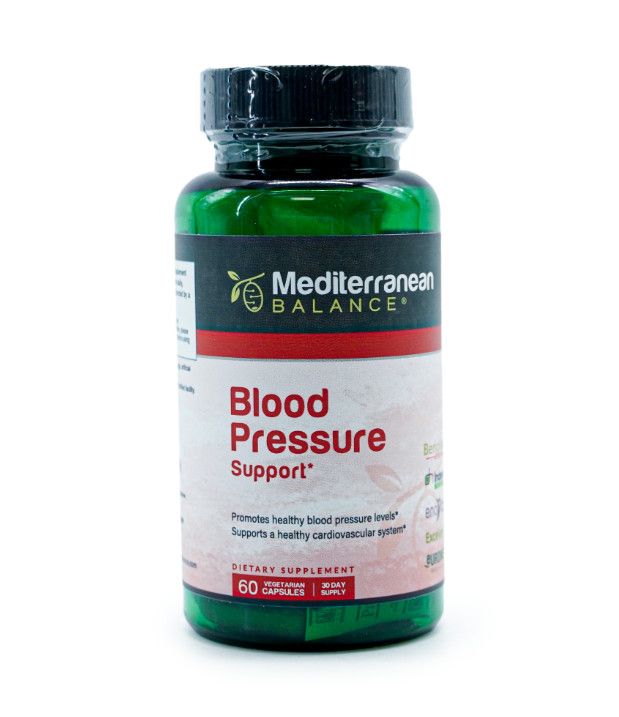 Mediterranean Balance, Kosher Blood Pressure Support - 60 Vegetarian Capsules