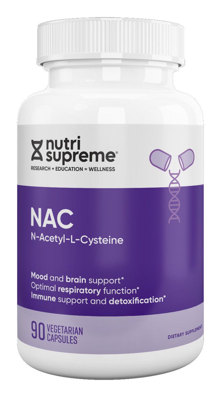 Nutri Supreme, Kosher NAC 600 mg - 90 Vegetarian Capsules