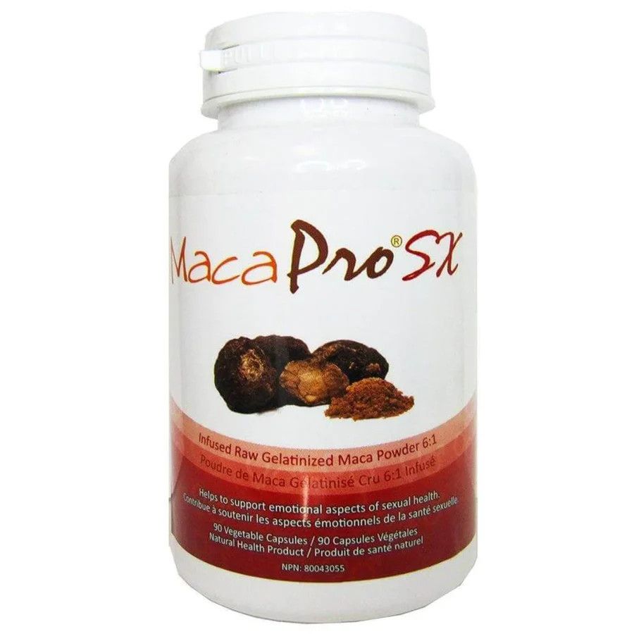 UHTCO, MacaPro SX - Infused Raw Gelatinized Maca Root Powder 6:1 - 90 Vegetarian Capsules