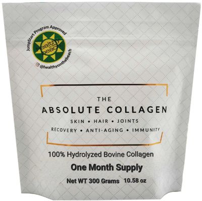 Healthy on the Beach, The Absolute Bovine Collagen Powder - 300 grams (10.58 oz.)