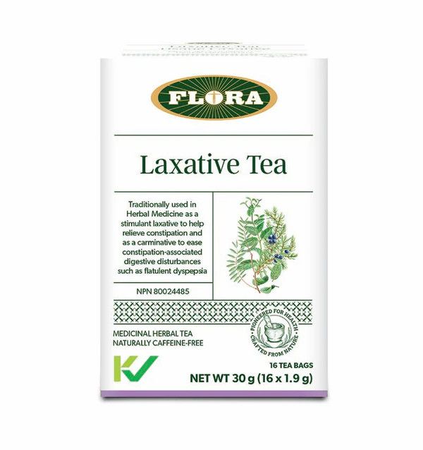 Flora, Kosher Laxative Tea - 16 Tea Bags